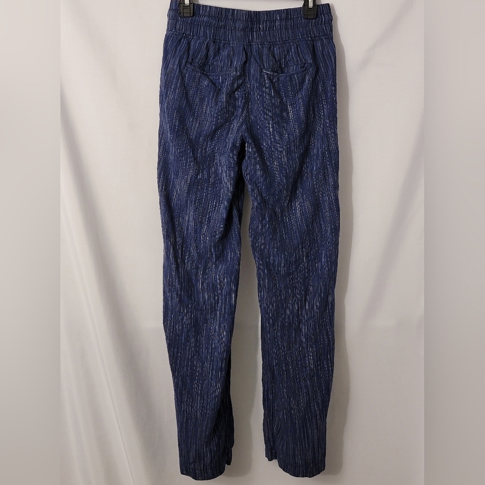 Athleta 100% Linen Wide Leg Drawstring Pants Size 6 - Picture 8 of 11